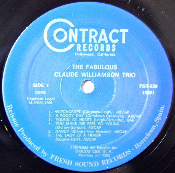 The Fabulous Claude Williamson Trio
