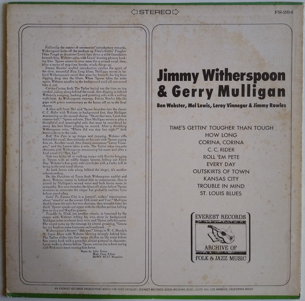Jimmy Witherspoon & Gerry Mulligan