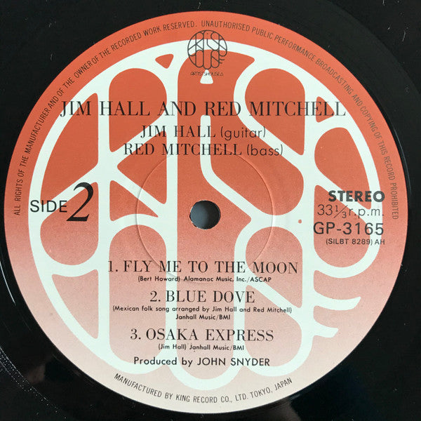 ジム・ホール&レッド・ミッチェル \ 甘いバジルに住む