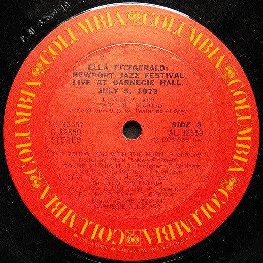 Newport Jazz Festival Live At Carnegie Hall, July 5, 1973