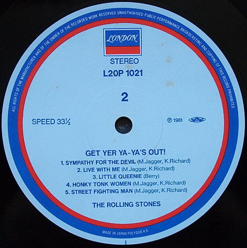 Get Yer Ya-Ya's Out! (The Rolling Stones In Concert)