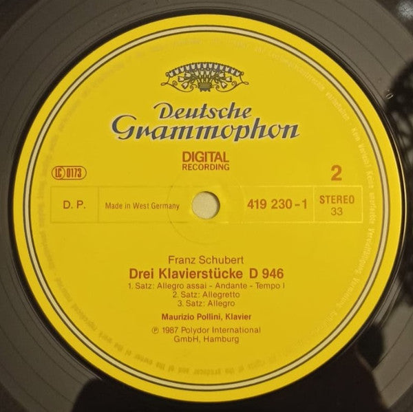 Die Späten Klaviersonaten (D 958 • 959 • 960) • 3 Klavierstücke D 946 • Allegretto D 915