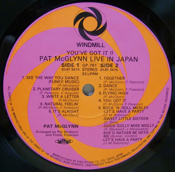 You've Got It (Pat McGlynn Live In Japan)