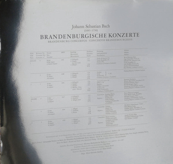 6 Brandenburgische Konzerte