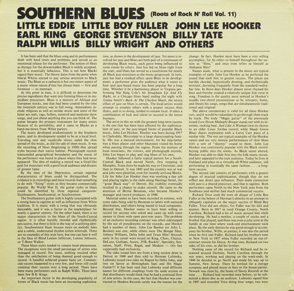 Southern Blues (Roots Of Rock 'N' Roll Volume 11)