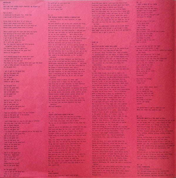 Get On The Good Foot = グッド・フット