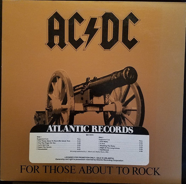For Those About To Rock (We Salute You)