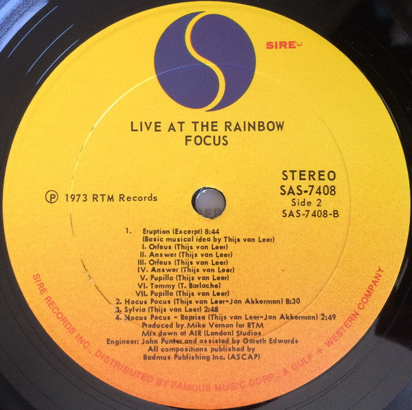 Live At The Rainbow