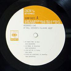 Live At Bill Graham's Fillmore West