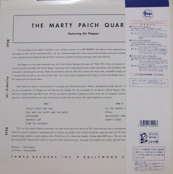 Marty Paich Quartet