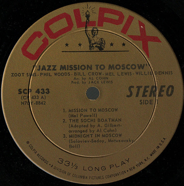 Jazz Mission To Moscow (Featuring Top Jazz Artists On Their Return From Tour Of Soviet Union 1962)