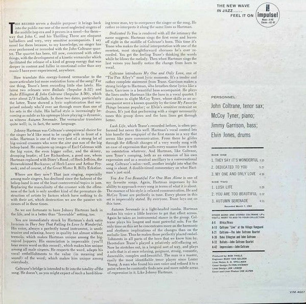 John Coltrane And Johnny Hartman