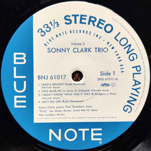 Sonny Clark Trio Volume 2