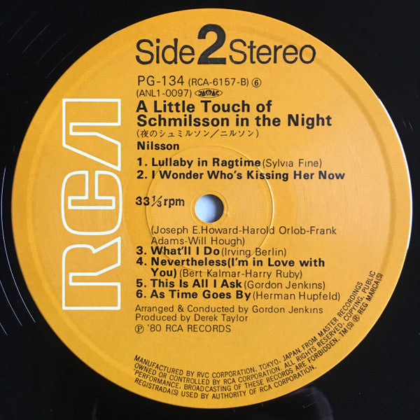 A Little Touch Of Schmilsson In The Night