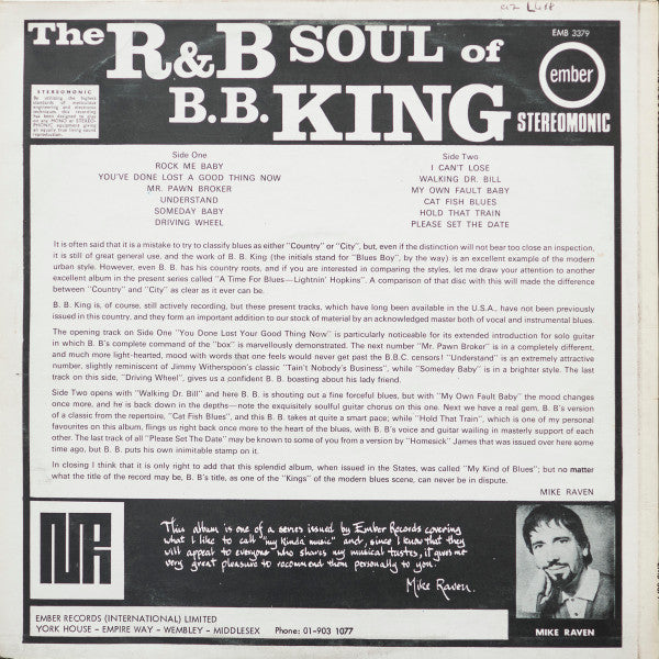 The R&B Soul Of B.B. King