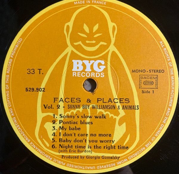 Sonny Boy Williamson + Animals (Faces & Places Vol. 2)