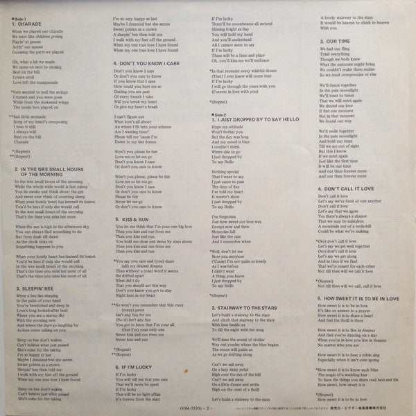 I Just Dropped By To Say Hello