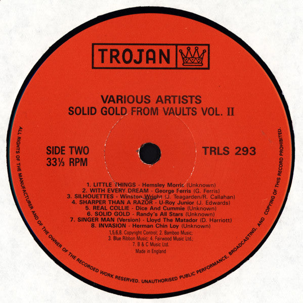 "Solid Gold" From The Vaults - Volume 2