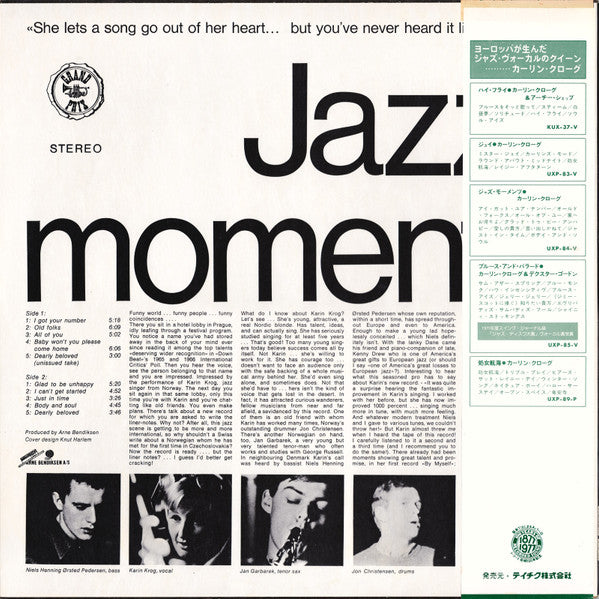 Jazz Moments With Karin Krog