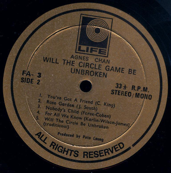 Will The Circle Game Be Unbroken