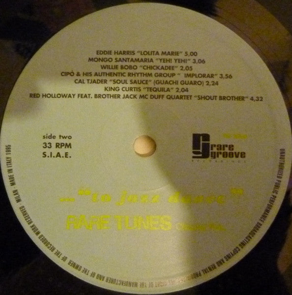 Rare Tunes Chapter Five "From Latin... To Jazz Dance"
