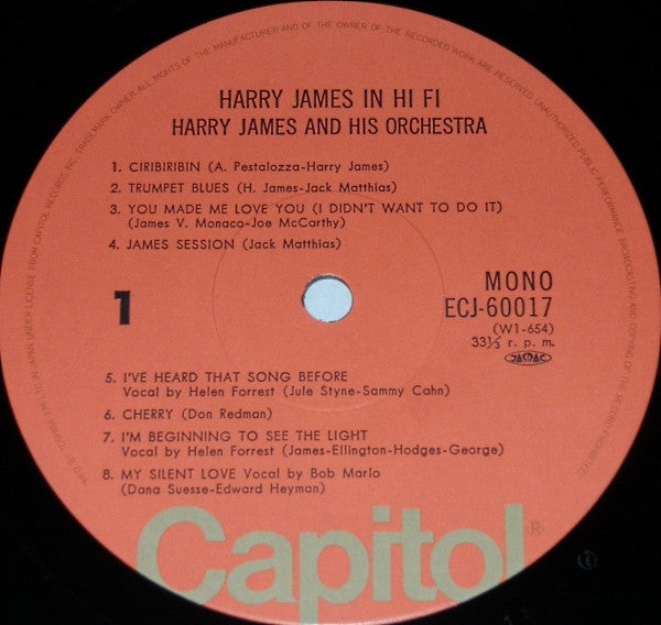 Harry James In Hi-fi