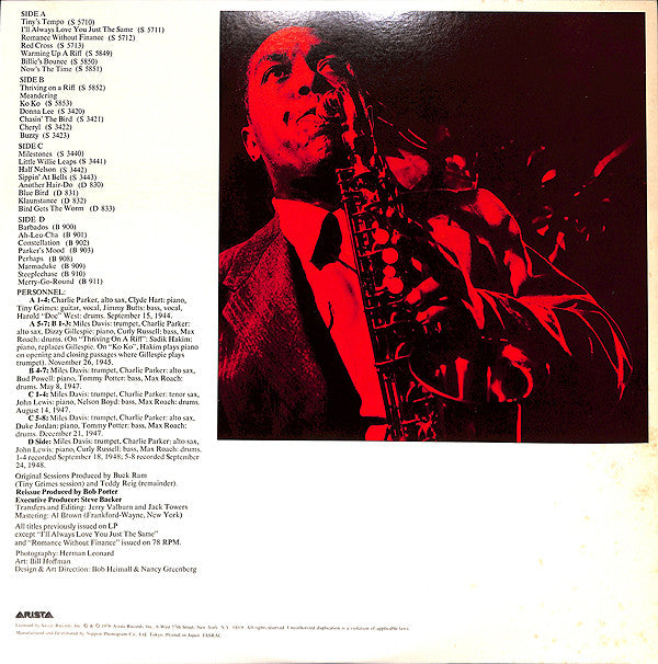 Bird / The Savoy Recordings (Master Takes)