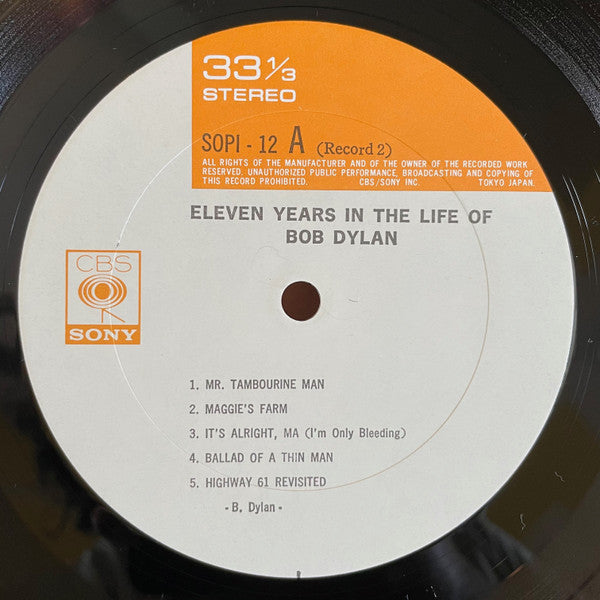 Eleven Years In The Life Of Bob Dylan