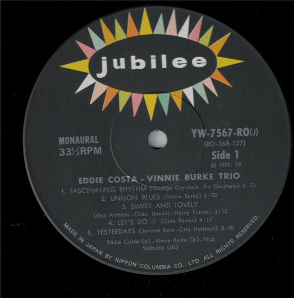 Eddie Costa - Vinnie Burke Trio