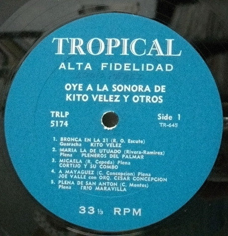 Oye A La Sonora De Kito Velez