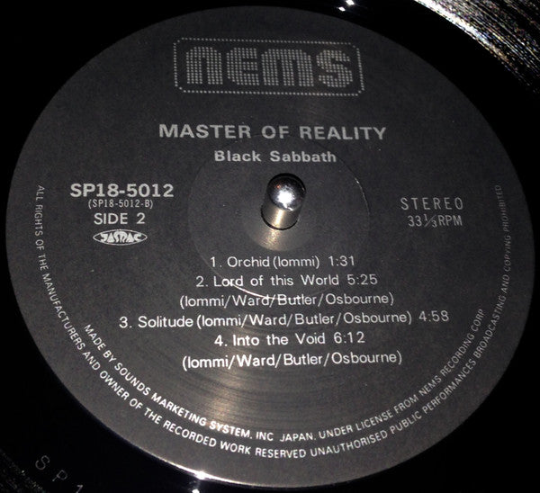 Master Of Reality