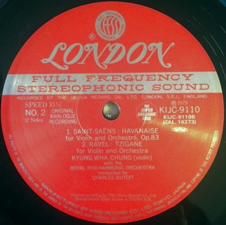 Poème / Introduction And Rondo Capriccioso / Havanaise / Tzigane