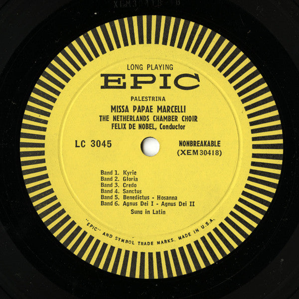 Missa Papae Marcelli / Choral Music From The Lowlands: 15th And 16th Centuries