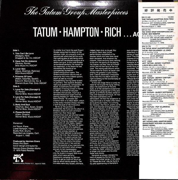 . . . Again! - The Tatum Group Masterpieces