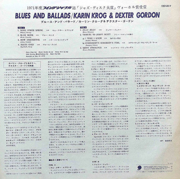 Some Other Spring, Blues And Ballads