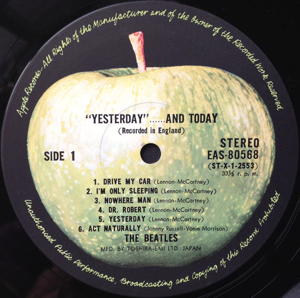 Yesterday And Today = イエスタデイ・アンド・トゥデイ