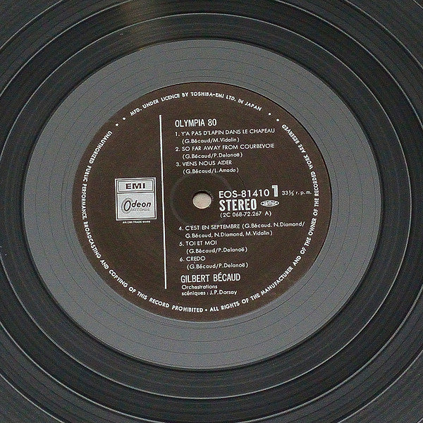 À L'Olympia "Olympia 80"