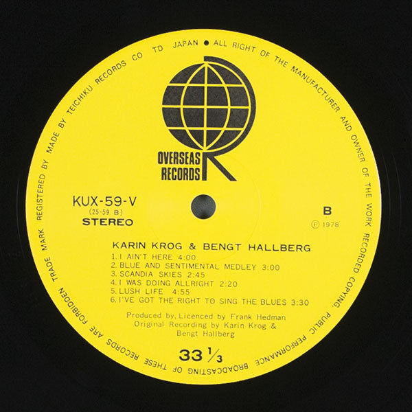 Karin Krog & Bengt Hallberg