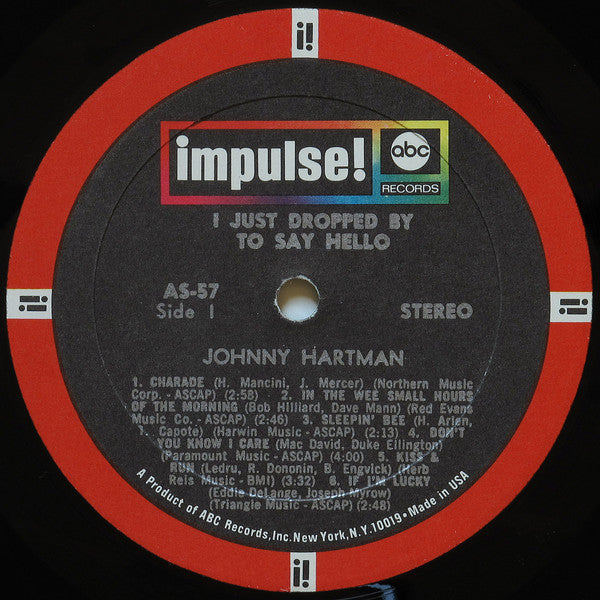 I Just Dropped By To Say Hello