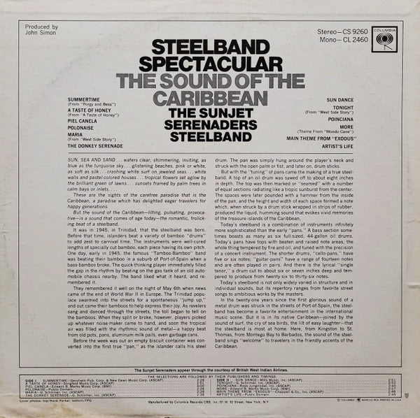 Steelband Spectacular - The Sound Of The Caribbean