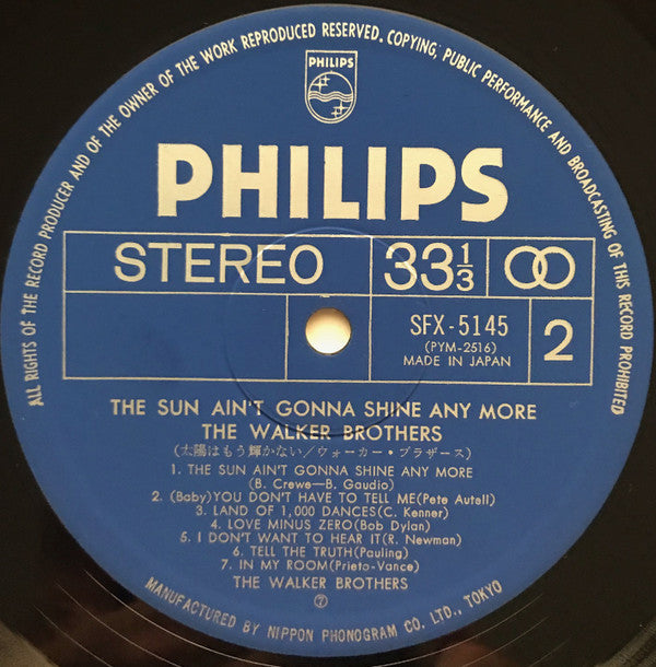 The Sun Ain't Gonna Shine Anymore = 太陽はもう輝かない