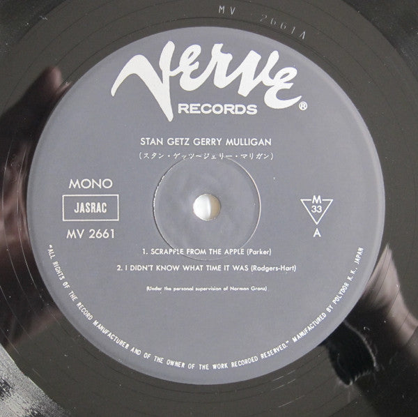 Stan Getz And Gerry Mulligan / Stan Getz And The Oscar Peterson Trio