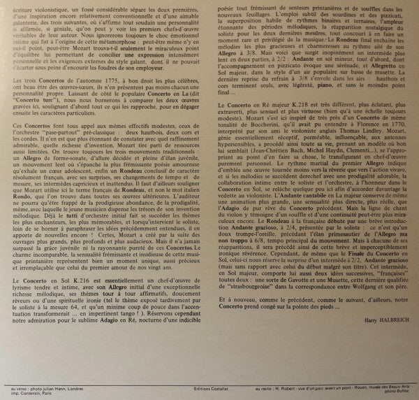 Deux Concertos Pour Violon