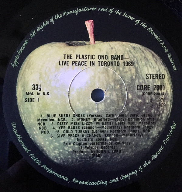 Live Peace In Toronto 1969