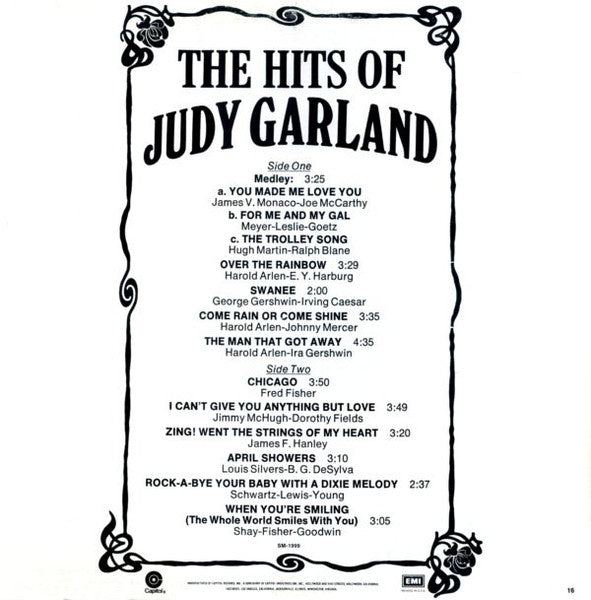 The Hits Of Judy Garland