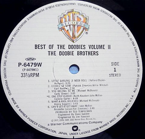 Best Of The Doobies - Volume II