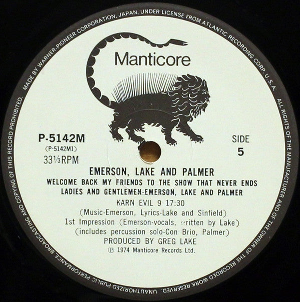 Welcome Back My Friends To The Show That Never Ends - Ladies And Gentlemen