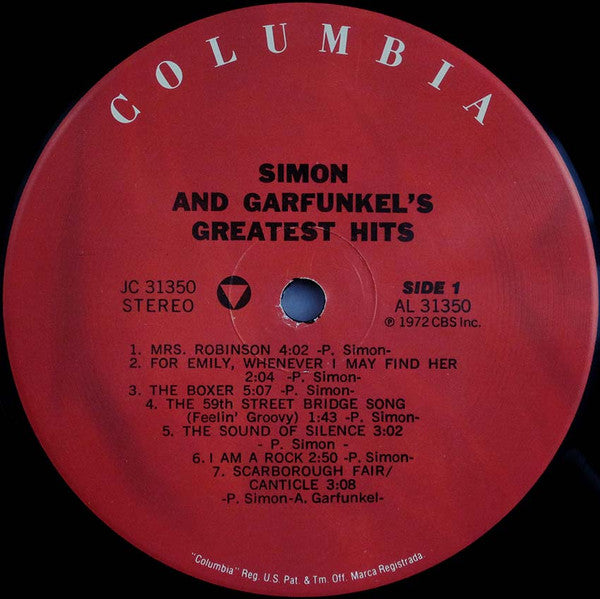 Simon And Garfunkel's Greatest Hits