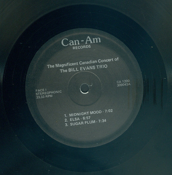 The Canadian Concert of Bill Evans