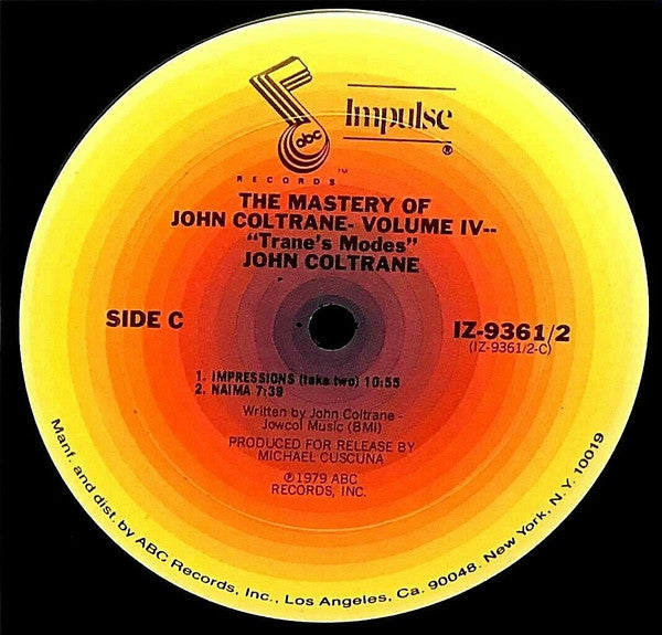 The Mastery Of John Coltrane / Vol. IV "Trane's Modes"